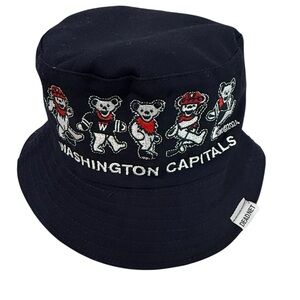 Collectible! Washington Capitals  X Grateful Dead Ltd Edition Bucket Hat